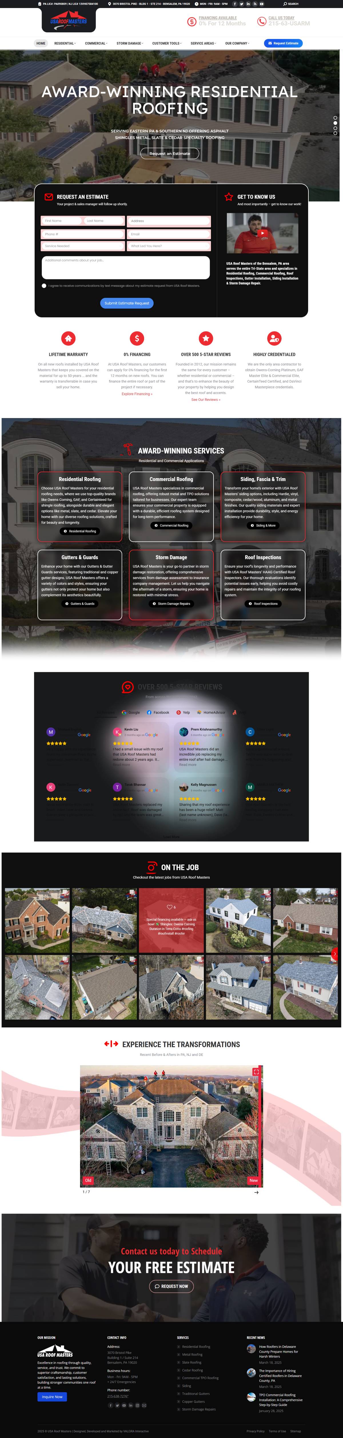Roof Masters Site